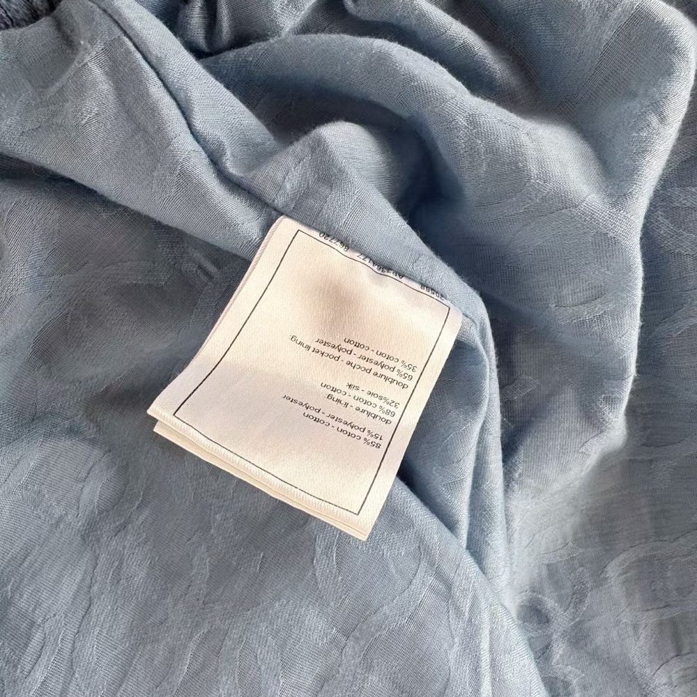 Chanel Blue Ribbed Jacket - Picture 4 of 4